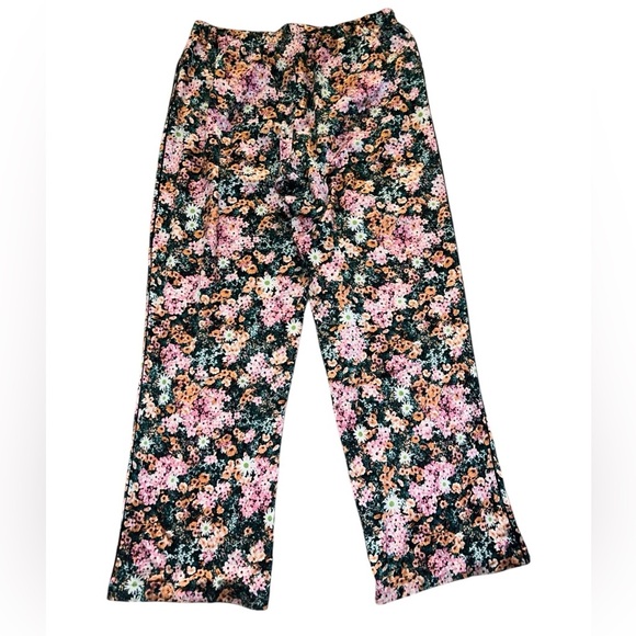 EUC Victoria’s Secret Floral Matching Long Pajama Pants Set Size Medium Regular - Picture 5 of 13